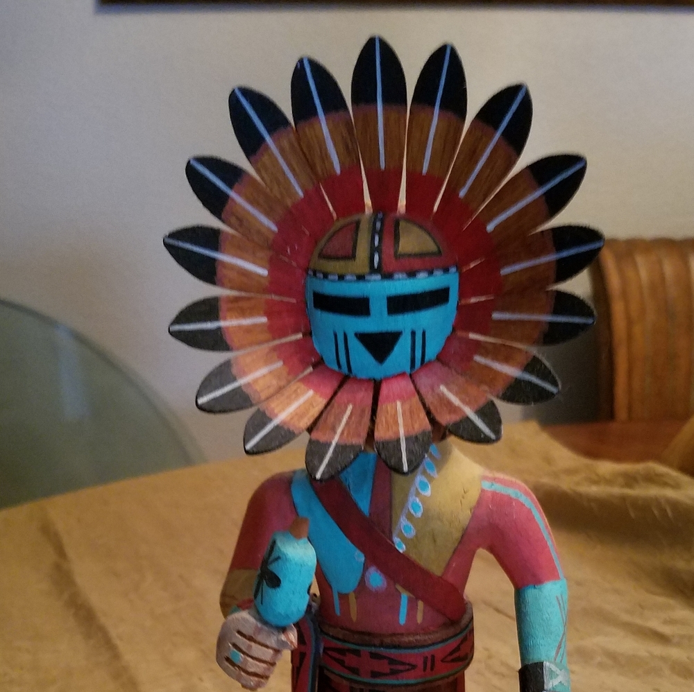 Hopi Sun Face Kachina - Handmade